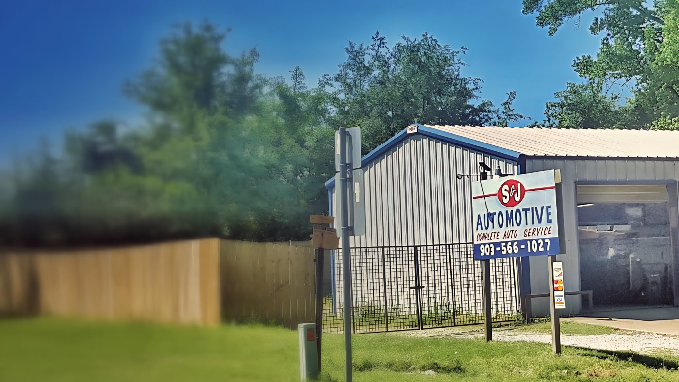 The S&J Automotive shop at 3055 E 5th St in Tyler