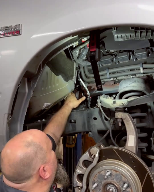 Brake and suspension work in the bay